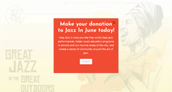 Desktop Screenshot of jazzinjune.com