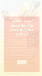 Mobile Screenshot of jazzinjune.com